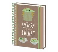 Star Wars: The Mandalorian Cutest In The Galaxy A5 Wirebound Notebook