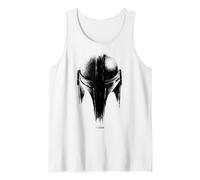 Star Wars The Mandalorian Dark Helmet Sketched Tank Top