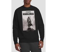 Star Wars The Mandalorian Desert Poster Sweatshirt, Black | Size: Medium Star Wars Black M