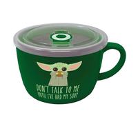 Star Wars: The Mandalorian Dont Talk to Me Soup and Snack Mug