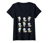 Star Wars The Mandalorian Expressions of the Child V-Neck T-Shirt