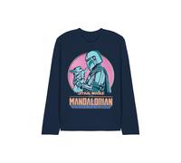 Star Wars The Mandalorian Flea Market Perfect Pair Long Sleeve T-Shirt, Navy | Size: 2XL Star Wars Navy 2XL