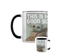 Star Wars: The Mandalorian (Good Side) Black Coloured Inner Mug