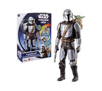 Star Wars The Mandalorian & Grogu Bounty Blaster, 28-cm Action Figure with Sound Effects & Phrases, Interactive Toys for Boys & Girls Ages 4+ - English version