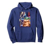 Star Wars The Mandalorian Grogu Collectors Card Pullover Hoodie
