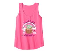 Star Wars The Mandalorian Grogu Cutest in The Galaxy Tank Top