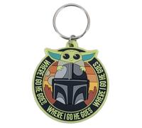 Pyramid International The Mandalorian (Where I Go He Goes) PVC Keychain