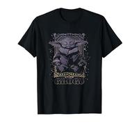 Star Wars: The Mandalorian Grogu Meditation Tarot Card T-Shirt, Men, Black, 5X-Large