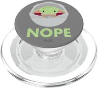 Star Wars The Mandalorian Grogu Nope Cute Funny Mood Meme PopSockets PopGrip for MagSafe