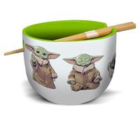 Star Wars The Mandalorian Grogu Ramen Bowl with Chopsticks