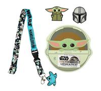 Star Wars The Mandalorian Grogu the Child Lapel Pins and Lanyard Box Set