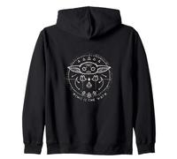 Star Wars The Mandalorian Grogu This is The Way Geometric Zip Hoodie