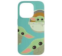 Star Wars The Mandalorian Grogu Triple Threat Teal Blue Case for iPhone 14 Pro