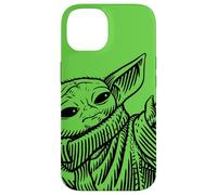 Star Wars The Mandalorian Grogu Using the Force Green Case for iPhone 14