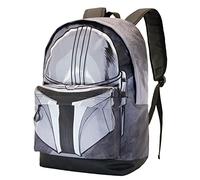 Star Wars The Mandalorian Helmet-FAN HS Backpack, Grey