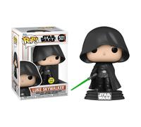 Star Wars The Mandalorian Hooded Luke W/ Saber GITS Exclusive POP #501 Figure
