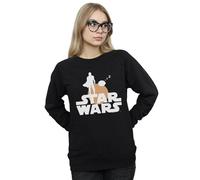 Star Wars The Mandalorian Mando And The Child Silhouette Sweatshirt In Black Black