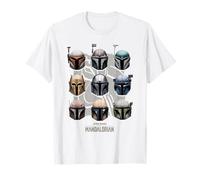 Star Wars The Mandalorian Mando Helmet Grid T-Shirt