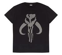 Star Wars The Mandalorian Distressed Mythosaur T-Shirt, Adults, S-5XL, Black, Official Merchandise