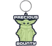 Star Wars: The Mandalorian RK39086C, Baby Yoda Rubber Keyring - Precious Bounty