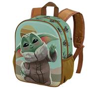 Star Wars The Mandalorian Say Hi-Small 3D Backpack, Blue