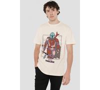 Star Wars - The Mandalorian Star Wars Mandalorian Flea Market T-Shirt, Natural in Beige | Size: Medium Star Wars - The Mandalorian Beige M