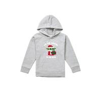 Star Wars - The Mandalorian Star Wars The Mandalorian Grogu Tis The Christmas Season Youth Kids Pull-Over Hoodie, Athletic Heather | Size: 5-6 Years Star Wars - The Mandalorian Grey 5-6 Years
