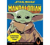 Star Wars: The Mandalorian Stronger Than You Think Canvas Print Blue/yellow/brown (40Cm X 50Cm)