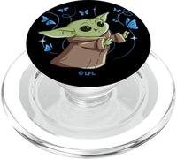 Star Wars The Mandalorian The Child with Blue Butterflies PopSockets PopGrip for MagSafe