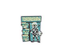 Star Wars: The Mandalorian "The Dadalorian" Father's Day Enamel Pin | Badge Accessories For Lanyard, Backpack, Clothes
