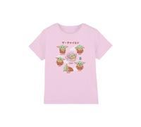 Star Wars - The Mandalorian The Mandalorian Grogu Cute Traits Japanese Kids T-Shirt, Pink | Size: 9-11 Years Star Wars - The Mandalorian Pink 9-11 Years