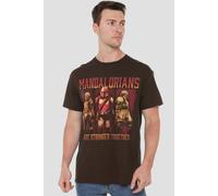 Star Wars - The Mandalorian The Mandalorian Space Western Stronger Together Tee, Dark Chocolate | Size: Small Star Wars - The Mandalorian Chocolate S