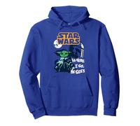 Star Wars The Mandalorian Where I Go Poster Pullover Hoodie