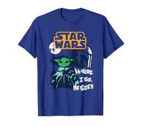 Star Wars The Mandalorian Where I Go Poster T-Shirt
