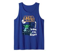 Star Wars The Mandalorian Where I Go Poster Tank Top