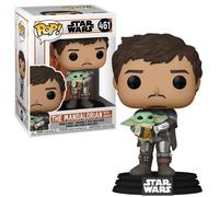 Funko Pop Star Wars Mandalorian Holding Child