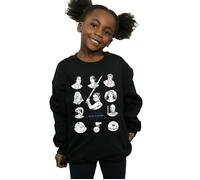 Star Wars The Rise Of Skywalker Resistance Charcter Line Up Mono Sweatshirt Star Wars Black 9 Years
