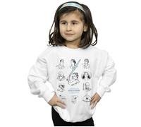 Star Wars The Rise Of Skywalker Resistance Charcter Line Up Mono Sweatshirt Star Wars White 3-4 Years