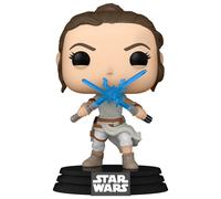 Star Wars The Rise of Skywalker Rey w/ 2 Lightsabers Funko Pop Vinyl