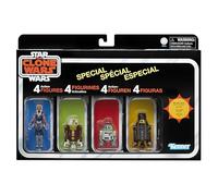 Star Wars The Vintage Collection Escape from Order 66, The Clone Wars 9.5-cm Action Figure 4-Pack