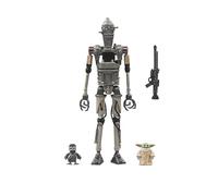 Star Wars The Vintage Collection IG-12, Grogu & Anzellan, Deluxe The Mandalorian 9.5-cm Action Figure Set