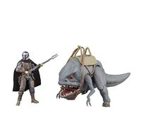 Star Wars The Vintage Collection, Pack of 2 Figures Blurrg and The Mandalorian in Scale 9.5 cm, Star Wars: The Mandalorian