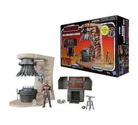 Hasbro The Mandalorian Star Wars The Armorer Lakeside Covert World Vintage Collection The Armorers Forge With The Armorer Grey