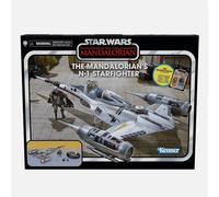 Star Wars Vintage Collection Mandalorian N-1 Starfighter and figures