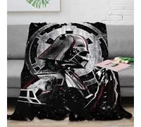 Star Wars Throw 3D Printed Darth Vader Blanket Bedding Soft Cozy Gifts Lightweight Fluffy Plush for Holiday Bed Couch for Boys Girls All Season Couch Sofa 80x90inch(200x230cm)