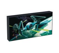 Star Wars Tie Interceptor Letterbox Light Up Canvas Blue/black/white (15.5Cm X 4Cm X 30.5Cm)