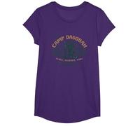 Star Wars Travel Vacation Camp Dagobah Yoda Learn The Force T-Shirt, Girls, Purple, Medium