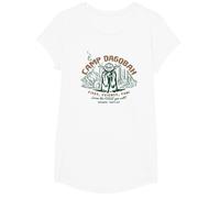 Star Wars Travel Vacation Camp Dagobah Yoda Learn The Force T-Shirt, Girls, White, Medium