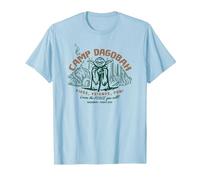 Star Wars Travel Vacation Camp Dagobah Yoda Learn The Force T-Shirt, Men, Baby Blue, Large