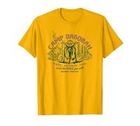 Star Wars Travel Vacation Camp Dagobah Yoda Learn The Force T-Shirt, Men, Golden Yellow, XX-Large